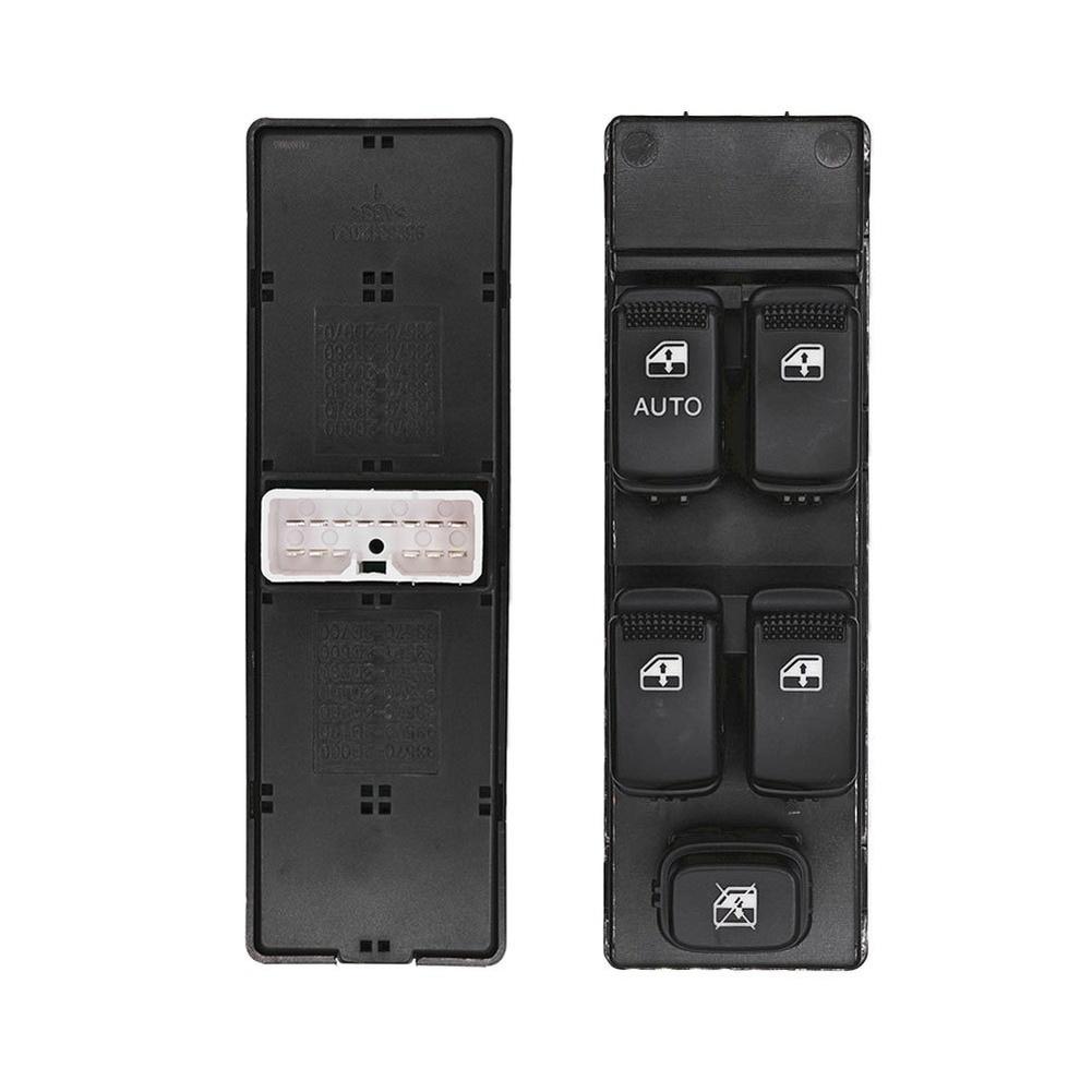 12V Compatible Power Window Master Switch for Hyundai For Elantra 2001-2006 OEM Spec 93570-2D000 and 93570-2D100