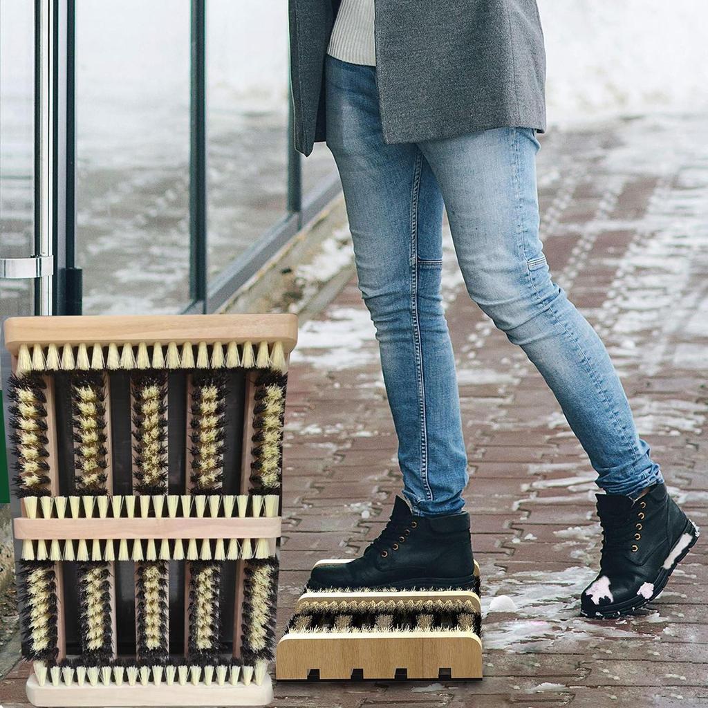 Уличная полировальная машина для обуви, щетка для снега и грязи, многофункциональная очиститель, скребок для обуви для внутренних и