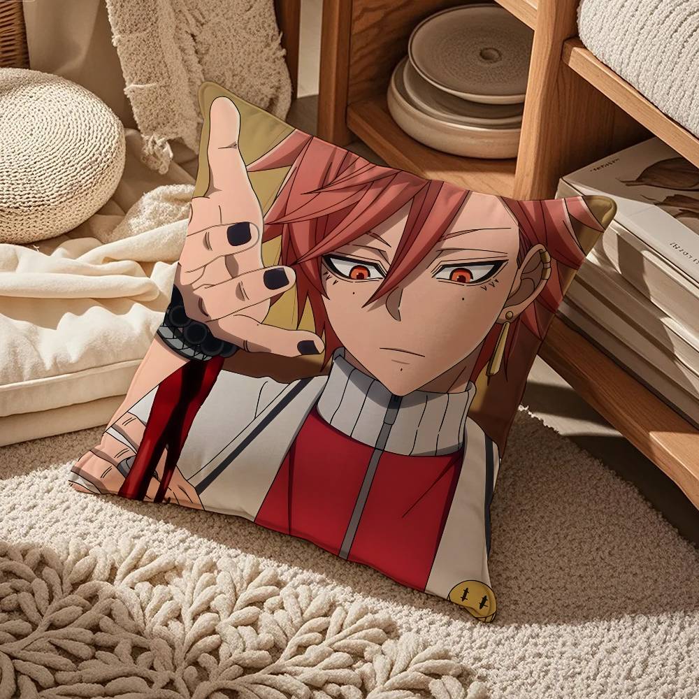T-Tougen A-Anki Аниме Наволочка Комфорт Диван-кровать Шелковистая Элегантная Невидимая молния На заказ Декоративная наволочка