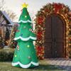 Рождественские надувные фигуры 9,8 футов Гигант со светодиодами Праздничная надувная елка Наружный декор для внутреннего и наружного сада, крыльца, патио
