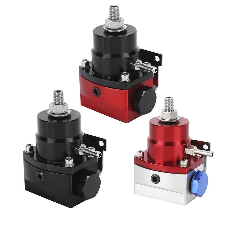Universal Adjustable Fuel Pressure Regulator Fuel Pressure Regulator  Adjustable Car Fuel Pressure Regulator Kit W/Gauge 100PSI