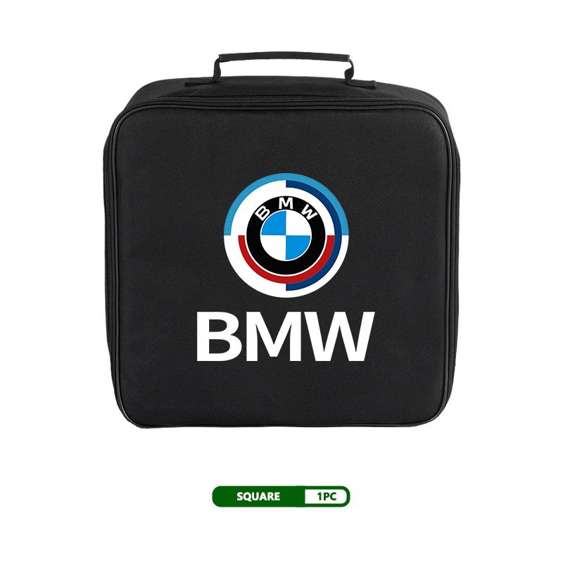 BMCZ2 Car Rechargeable Gun Storage Oxford Charging Cable Organizer Bag For BMW 1 3 4 5 6 7 Series M X1 X3 Performance Alpina G20 F20