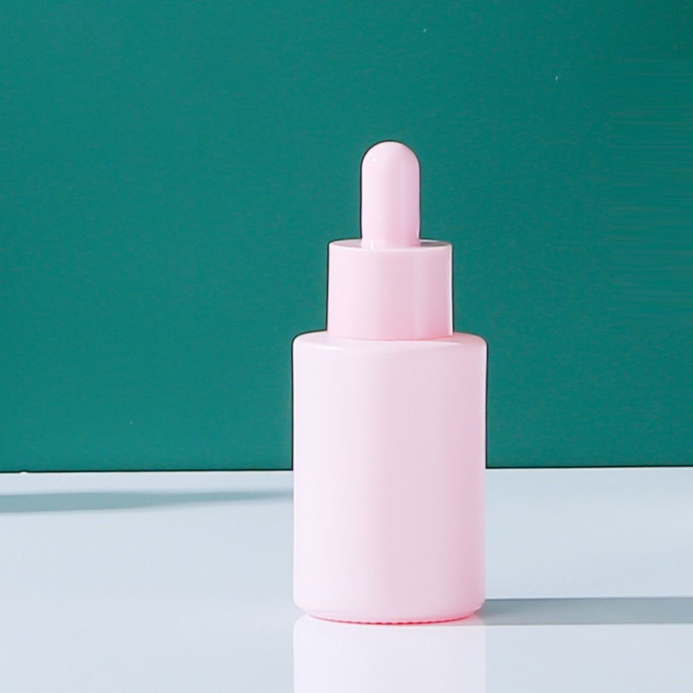 Флакон-капельница цвета макарон Цветное стекло Косметический флакон-диспенсер 30 мл Флакон для масла аттар Женщины