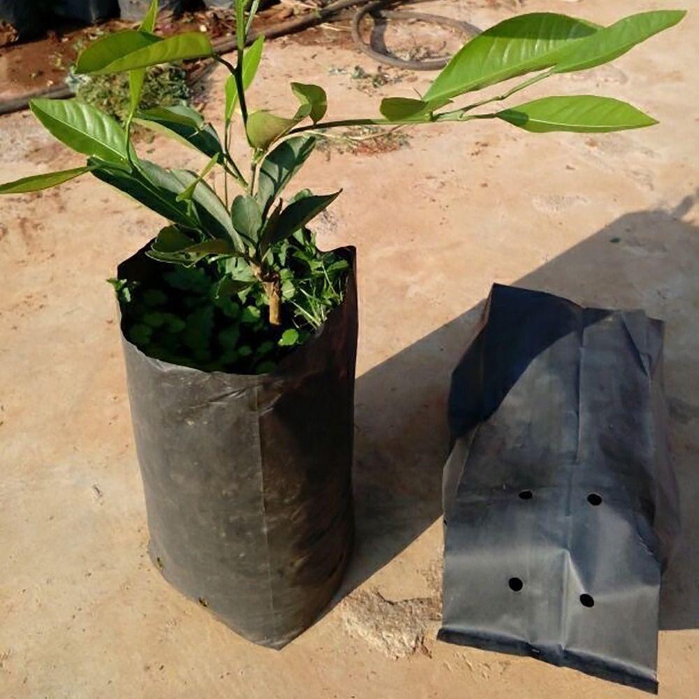 100Pcs Nursery Plants Cultivation Pot Planting Bag for Garden Orchard Tree Transplanting