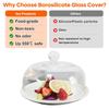 Borosilicate Glass Microwave Splatter Cover For Food,Tall Bpa-Free Non-Toxic Plastic-Free Microwave Lid