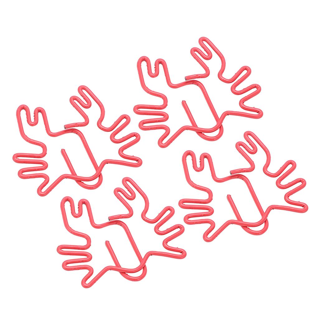 100 шт. детские скрепки в стиле краба, металлические, изысканные, цветные, широкое применение, милые скрепки для офиса