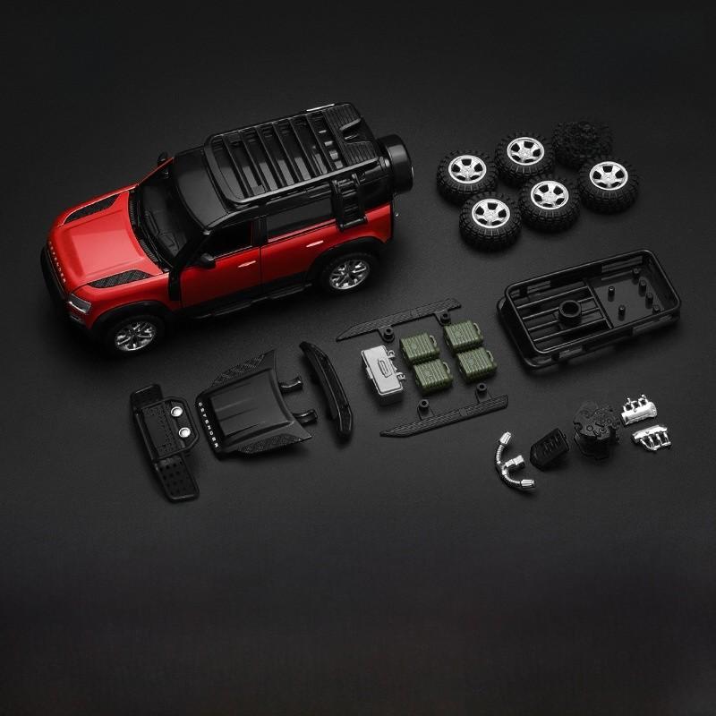 Rover Land Defender Car Toy Alloy Model With Inertia Control For Gift Kids