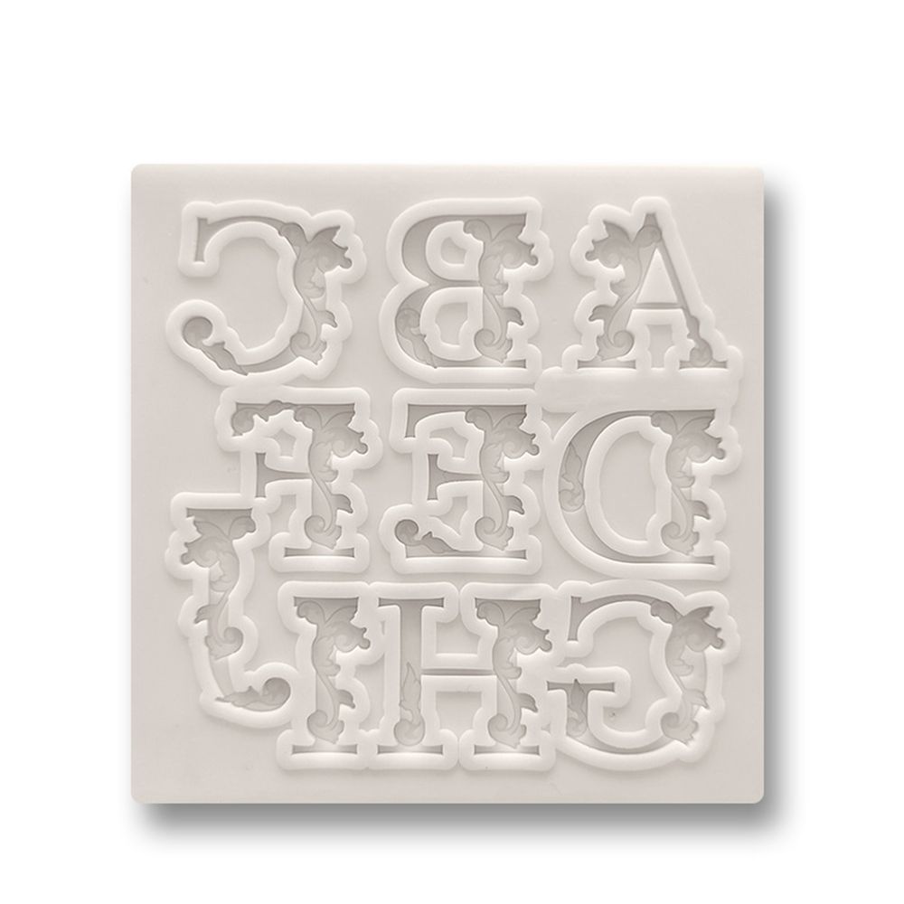 Uppercase Alphabet Fondant Molds Alphabet Mould Fondant Tool Letters Molds Chocolate Mold