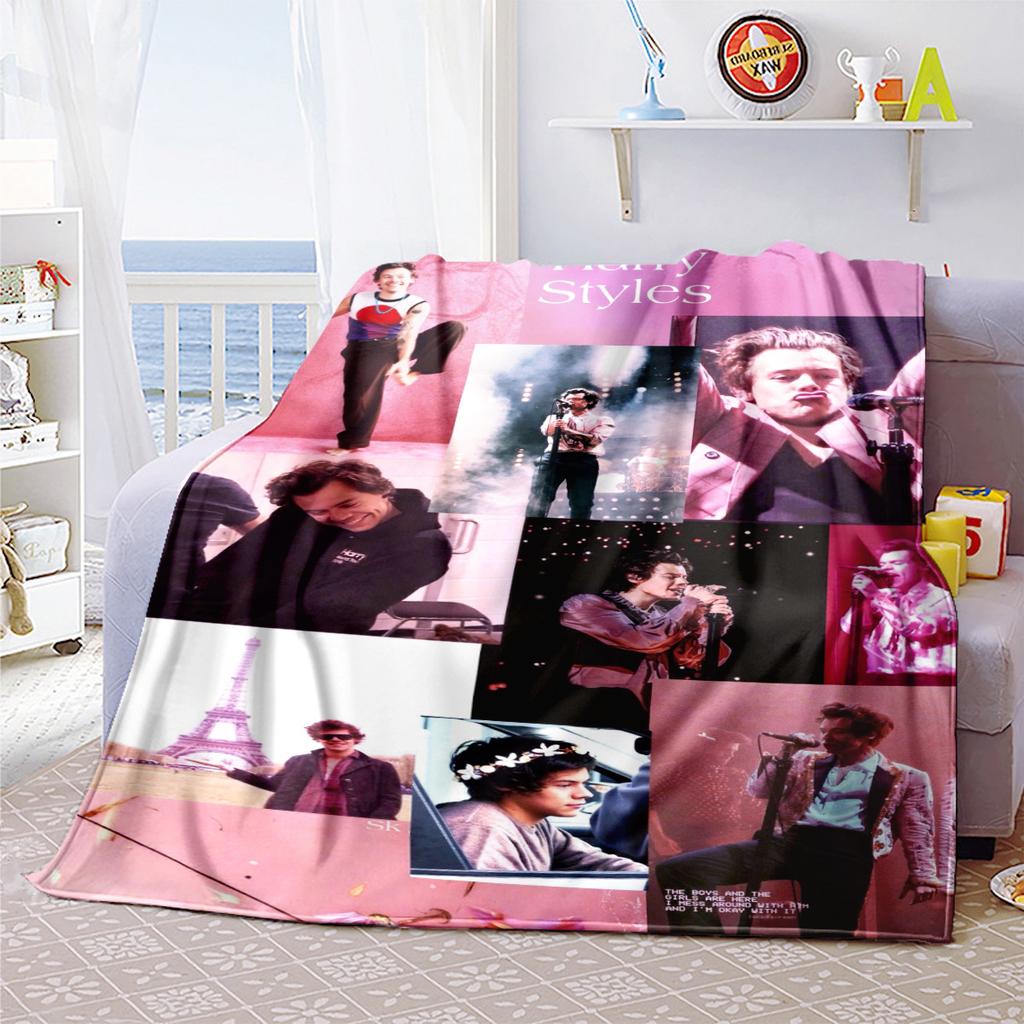 Harry Styles Starry Night Blanket Soft Comfortable All Seasons Perfect Gift Couch Office Nap Ideal Outdoor Trips