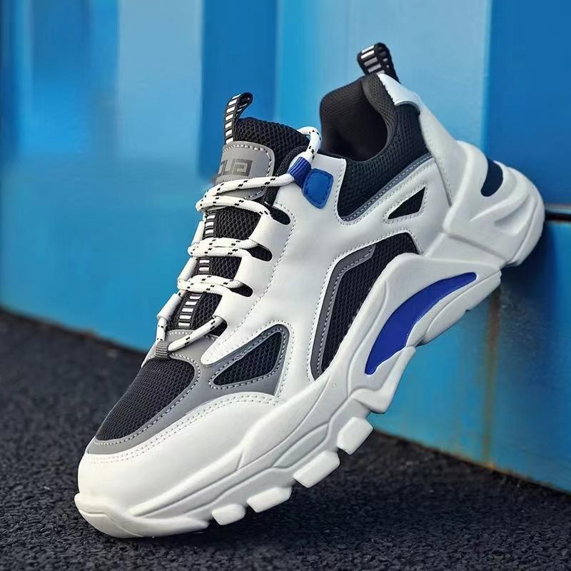 Мужские кроссовки Модные дышащие кроссовки на платформе Кроссовки со шнуровкой из сетки Кроссовки для активного отдыха Роскошные баскетбольные кроссовки Tenis Masculino
