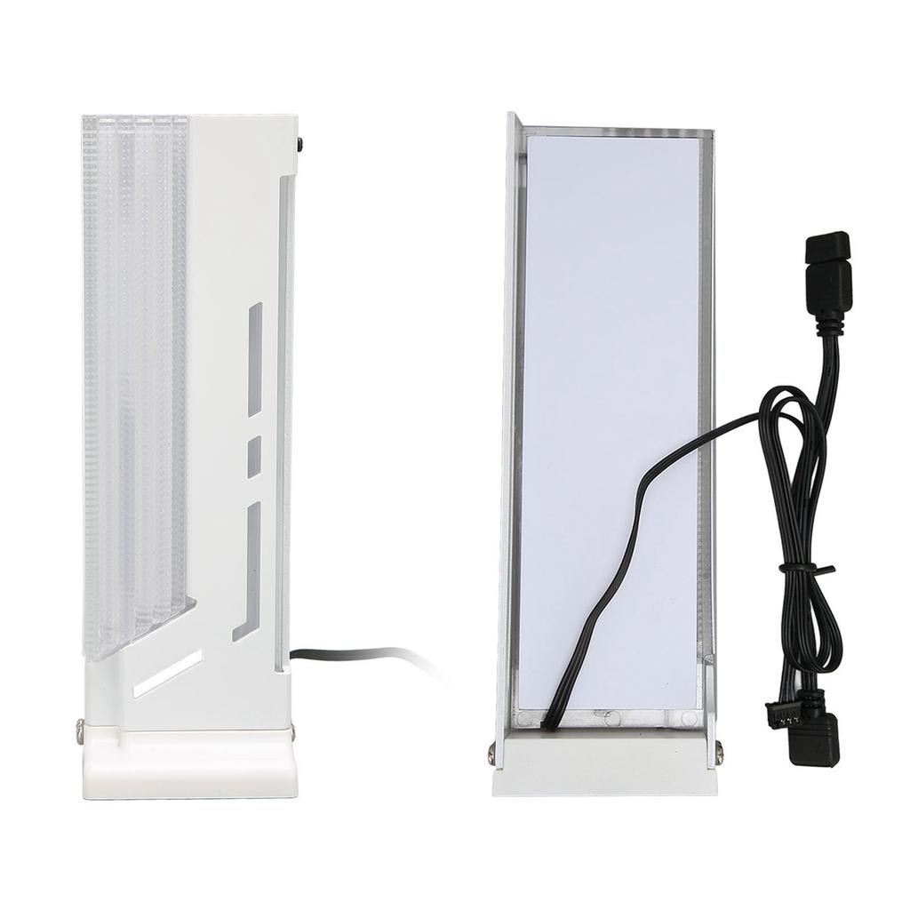 Вертикальный кронштейн поддержки GPU 5V 3PIN ARGB RGB-подсветка Металлический слайдер Маленький 4-контактный интерфейс Кронштейн для видеокарты компьютера