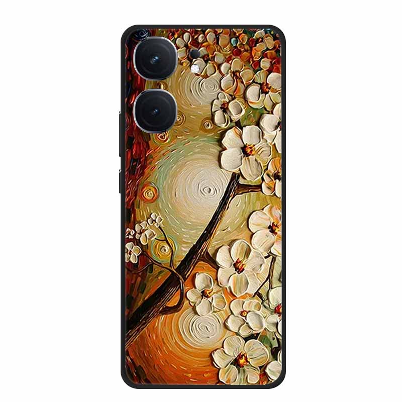 3D Emboss Case For Vivo iQOO Neo9s Pro Plus Phone Case Silicone Soft Coque For Vivo iQOO Neo9s Pro+ Back Cover Case 9 s Pro Plus