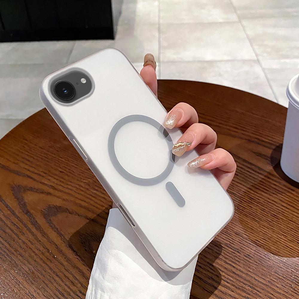 Чехол для iPhone 16e, совместимый с MagSafe, с точными вырезами, матовая поликарбонатная накладка для телефона