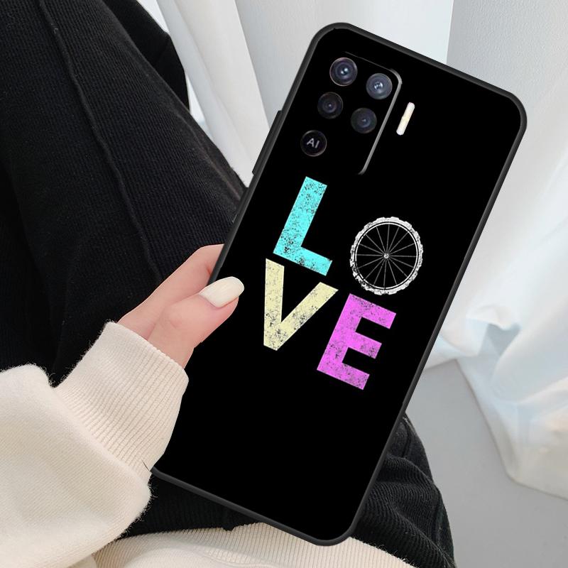 Велоспорт Велосипед Цикл Забавный Чехол Для Oppo A96 A76 A16 A60 A98 A58 A78 A18 A38 A80 A40 A77 A57 A17 A74 A54 A94 A15 A5 Pro