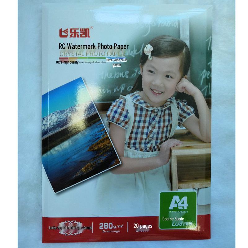 Фотобумага Leikai RC Crystal Glossy - 260 г A4/A3 Мелкое и крупное зерно для струйной печати