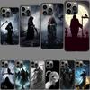 Чехол для телефона Смерть Жнец Череп Для Iphone 16E 15 Pro 14 Plus 17E 16 17 Pro Max Air 11 12 13 Mini Ударопрочный Capa Милый Cov
