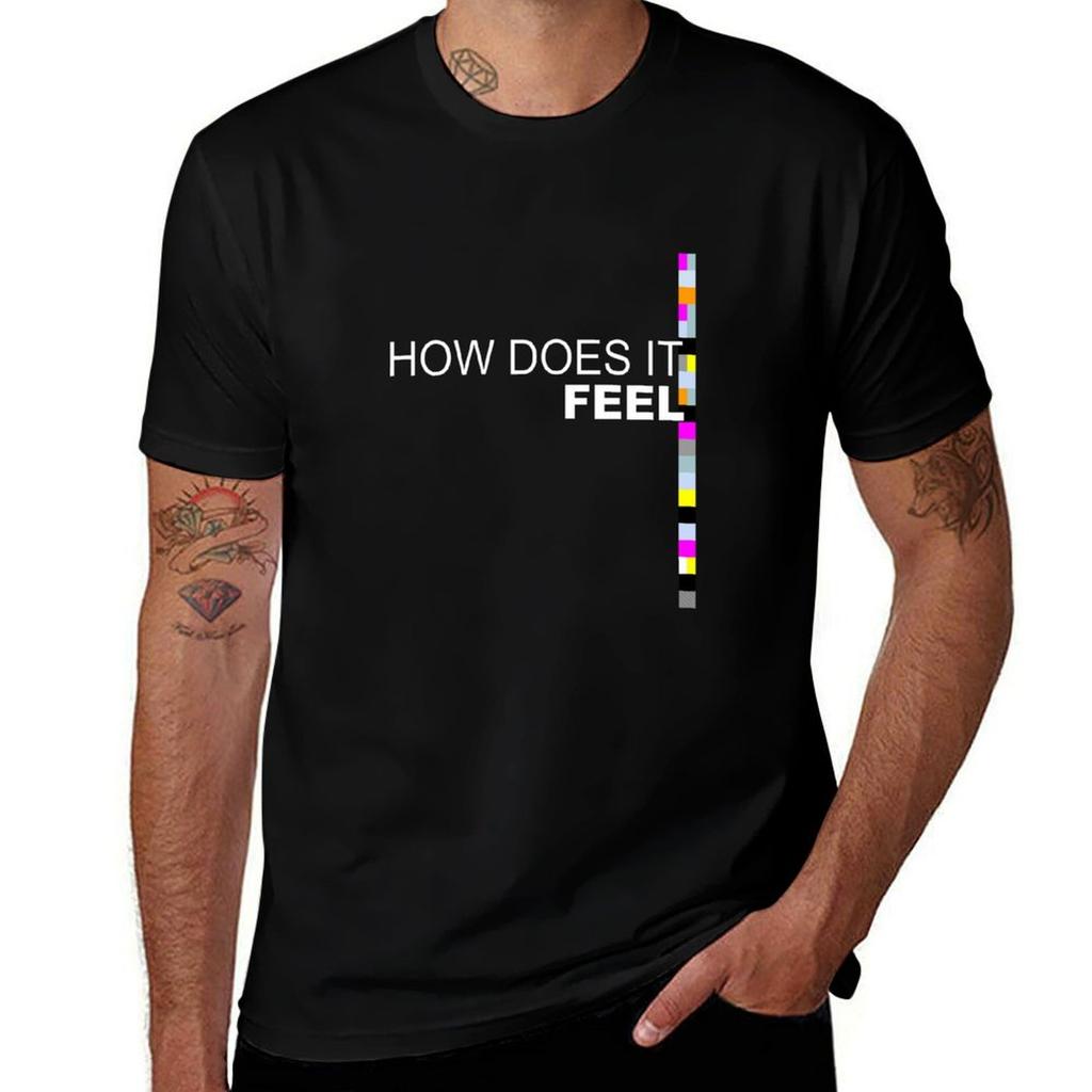 Monday Blue How does it feel TShirt Creative Graphic Tee Shirt