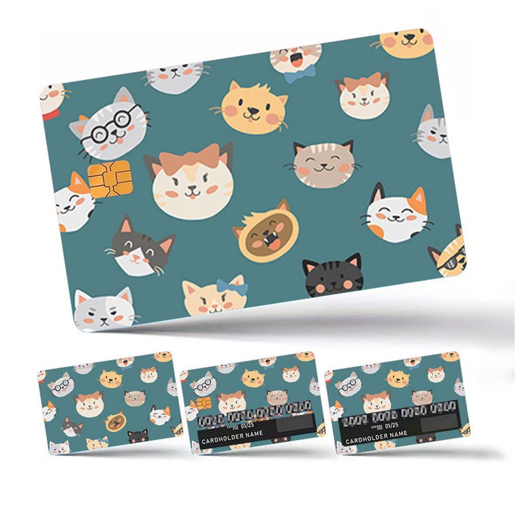 Bank Credit Card Sticker, Bus Card Student Meal Card Decoration, Decal Skin, Glossy Or Credit Card Cover, Chip Cutting