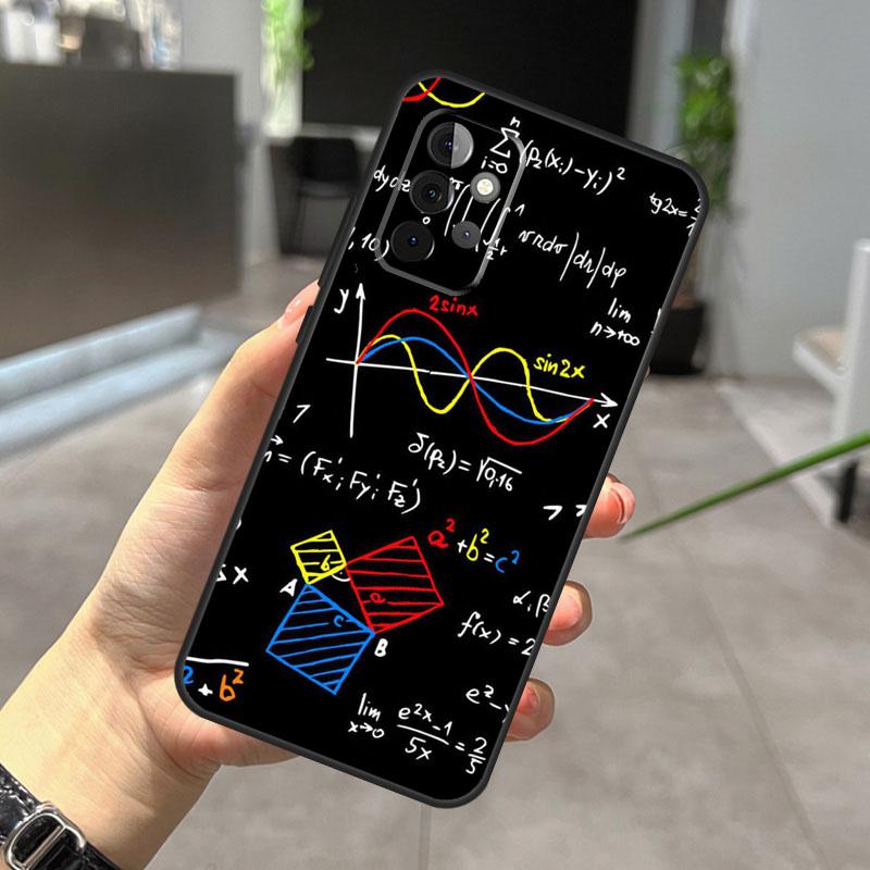 Чехол-футляр с формулами для Samsung Galaxy A32 A12 A22 A52 A35 A26 A16 A05 A55 A15 A54 A34 A14 A56 A36 A13 A53