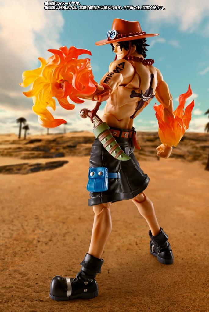 Tamashii Nations One Piece Portgas Ace Bandai Spirits Action Figure - - D. -Firefist-, S.H.Figuarts