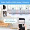 Видеозвонок Интеллектуальная Wi-Fi камера с 2,8-дюймовым IPS-экраном HD 1080P IP-камера для вызова одной кнопкой Двусторонняя видеосвязь Беспроводная камера ночного видения