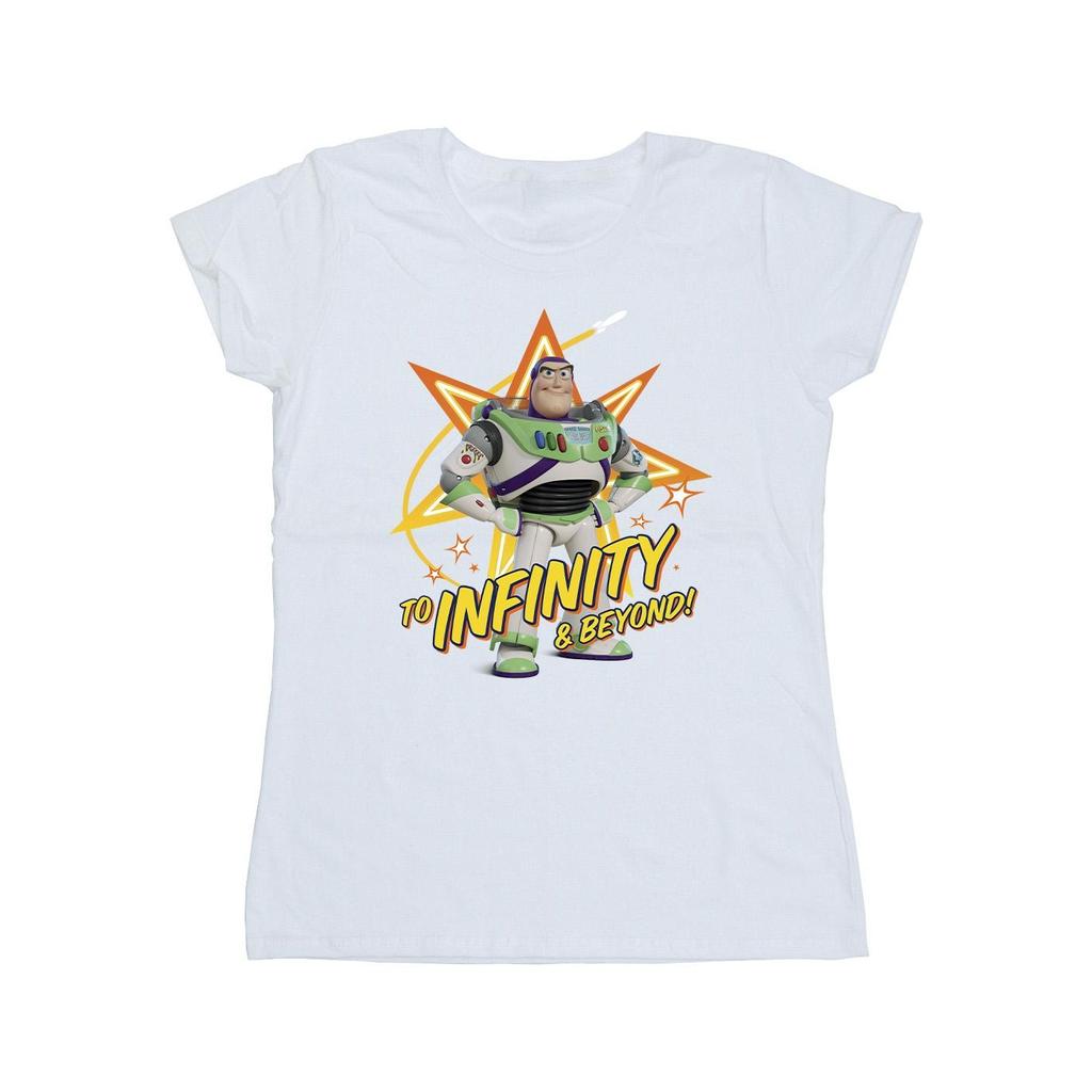 Disney Womens/Ladies Toy Story Buzz To Infinity Cotton T-Shirt