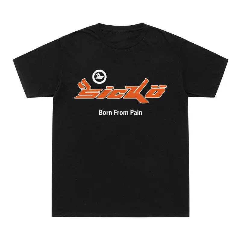 2023 New Arrivals SICKO Born From Pain T Shirt 100% Cotton T-Shirt SICKO Hip Hop Tee Shirt O-Neck Street Wear Kanye West Tops