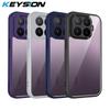 KEYSION Прозрачный чехол для телефона для Xiaomi 17T 17T Pro 5G Силикон+ПК HD Прозрачный Ударопрочный Задняя крышка телефона для Xiaomi 17T Pro
