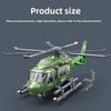 Armed Propeller Rotating Helicopter Simulation Model Children Toy Inertia