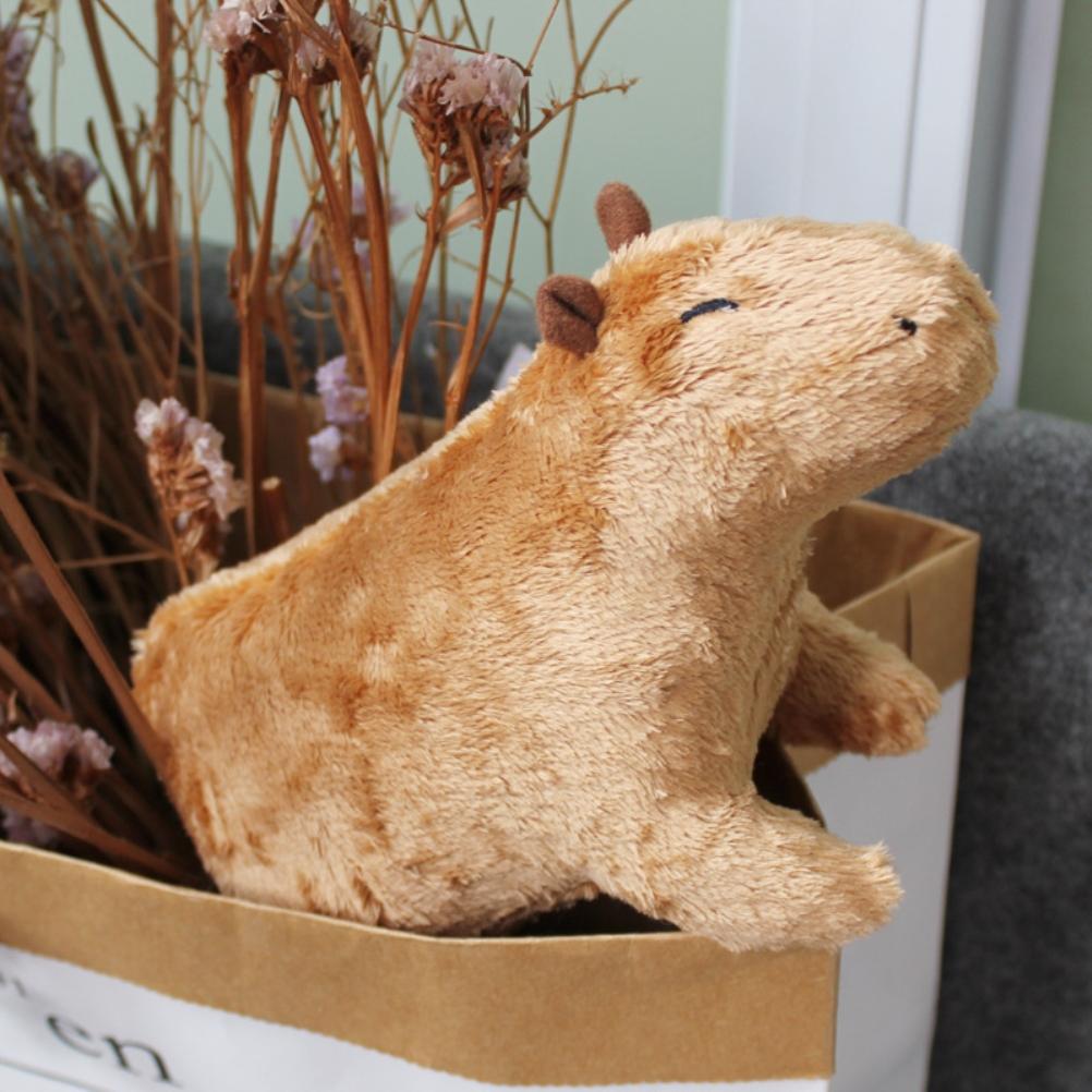 Simulation Animal Capybara Plush Toys Cute Capybara Plushie Dolls Wild Animals Stuffed Toys Gift