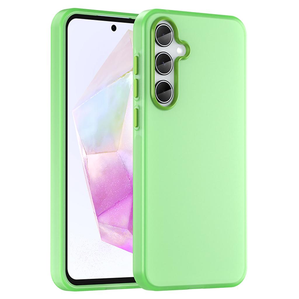 For Samsung Galaxy A35 5G Case TPU+PC Phone Back Cover Matte Translucent Design