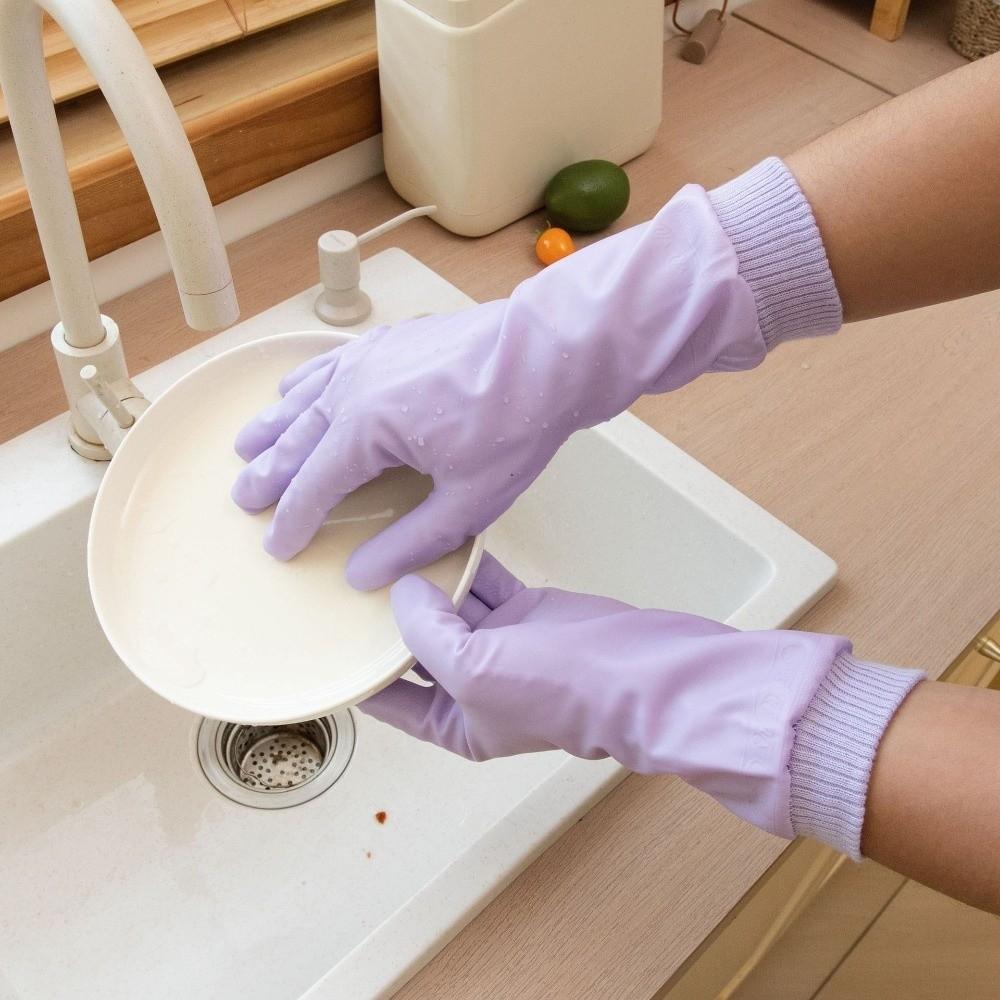 Tear-resistant Dishwashing Gloves Waterproof Housekeeping Gloves Cleaning Gloves Kitchen Use