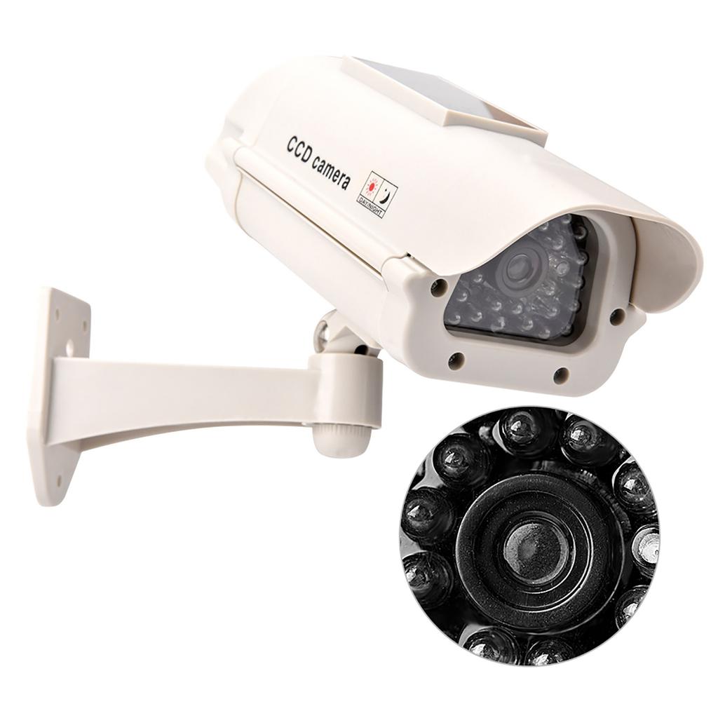 Солнечная энергия фиктивная камера домашнего наблюдения имитация водонепроницаемый монитор со светодиодной подсветкой