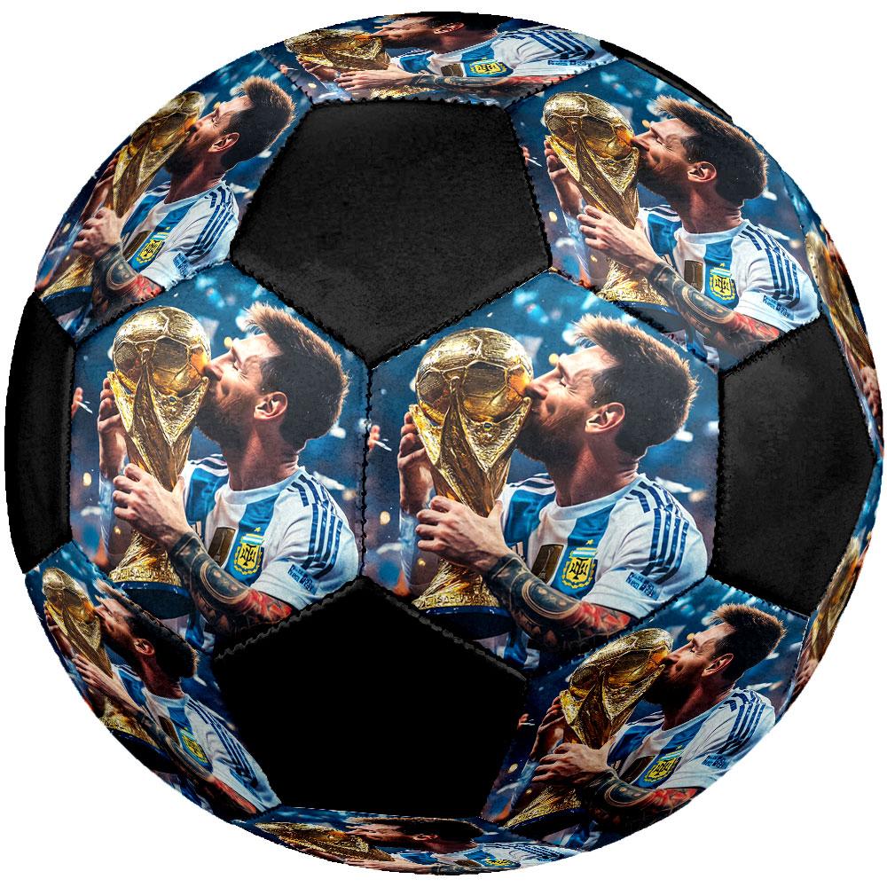 Футбольный мяч King Leo размера 5, разноцветный, подходит для всех возрастов, сшит машинной строчкой, материал ПВХ, соревновательного уровня, прочный и с высоким отскоком