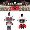 Мягкая и приятная на ощупь плюшевая игрушка Cult of the Lamb для фанатов игр