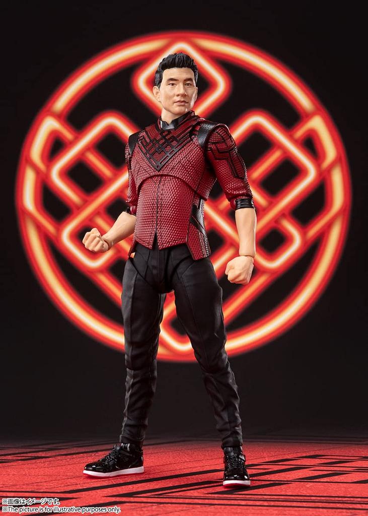 TAMASHII NATIONS Из десяти 150 мм раскрашенных подвижных фигур SHFiguarts Shang-Chi (Кольца Шан-Чи/Легенда) приблизительно. ПВХ и АБС
