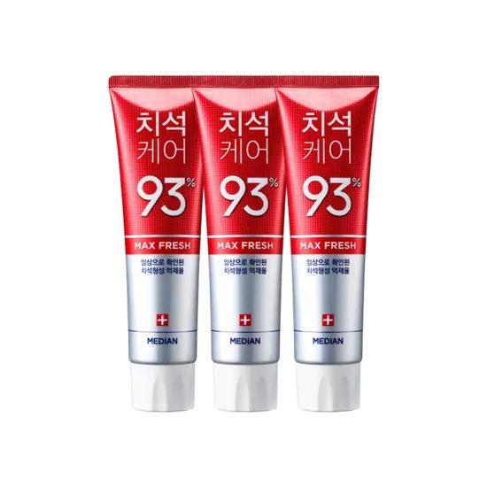 Median 93% Advanced Tartar Dental Iq Toothpaste 120g*3ea