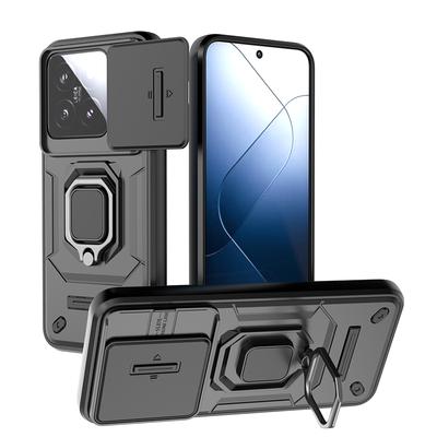 Бронированный чехол для Xiaomi 14 14T Pro ULTRA Сверхпрочный Противоударный Защита от царапин С кольцом-держателем Чехол для телефона