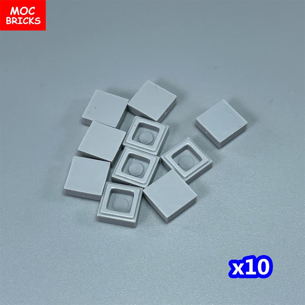 100 шт./лот Плитка MOC 1x1 3070 DIY Каркас Комнаты Дом Город Образовательные Строительные Блоки Собираемые Частицы Игрушка Подарок для Детей