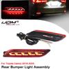 2PCS For Toyota Camry SE XSE 2018-2025 LED Rear Fog Lamp Car LED Bumper Light Brake Light Turn Signal Indicator Reflector