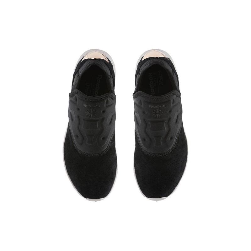 Reebok Кроссовки Furylite Slip On FBT женские низкие Черные BS6413