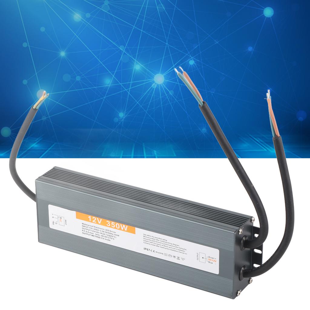Блок питания проводной ультратонкий водонепроницаемый импульсный светодиодный привод AC170250V 5060HZ 350W(DC12V )