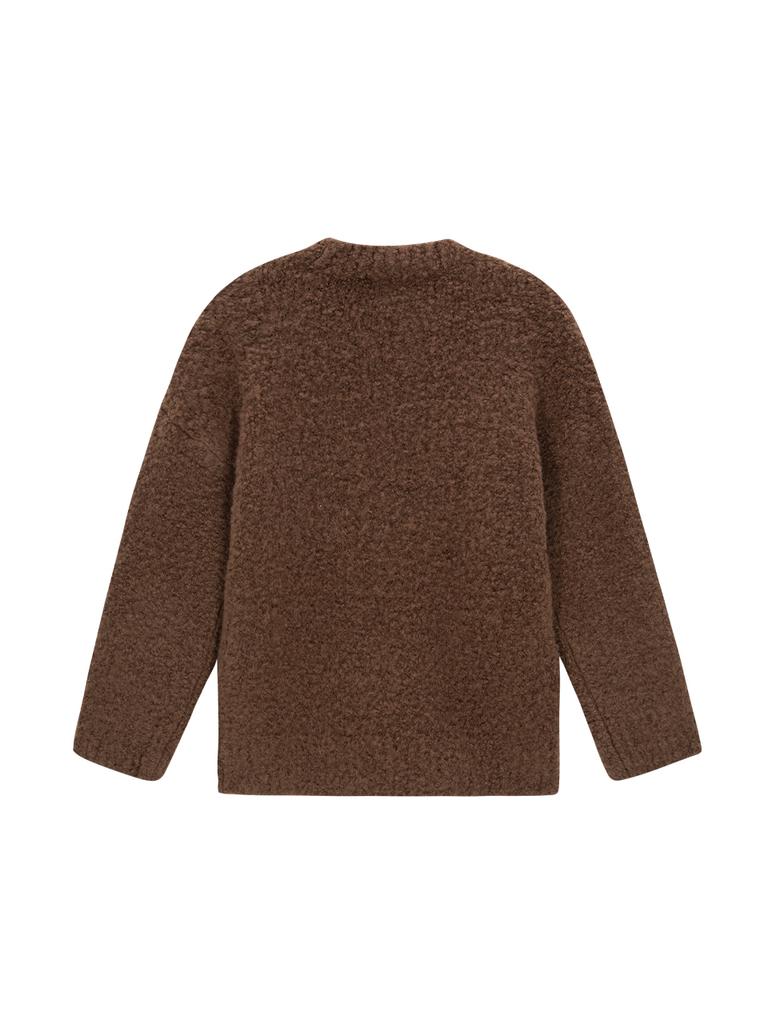 ASIF CALIE Alpaca Round Knit Brown