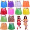 Hawaiian Hula Skirt Set with PP Material for Festival Performance Holiday Gift Tropical Party Dance Costume Adjustable Waistband