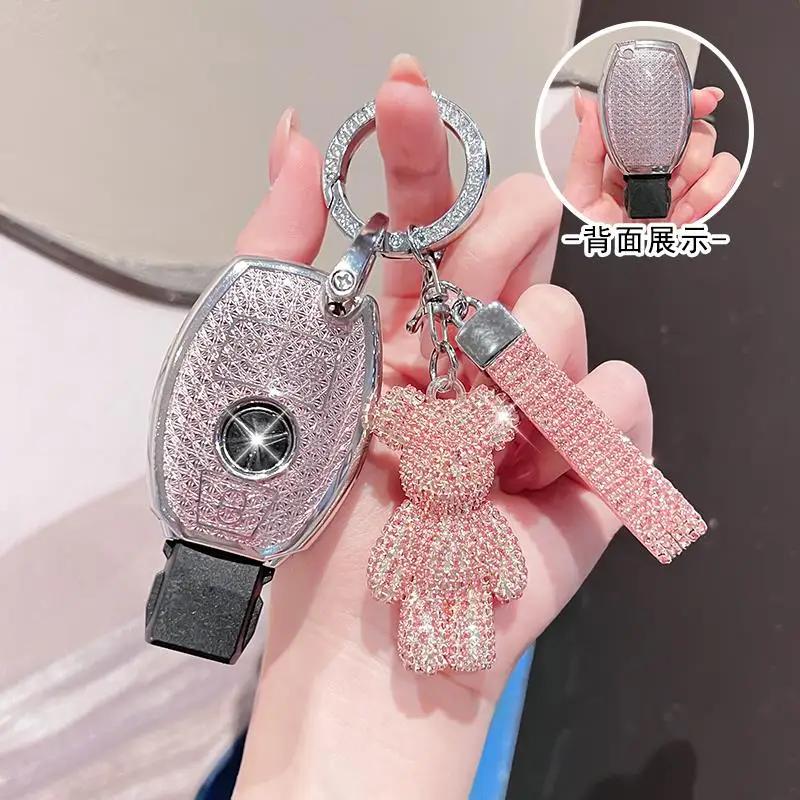 VFO1 For Mercedes Benz keycase C E A B S Class GLE GLA GLB GLC GLS AMG W176 177 203 204 205 211 212 213 222 X167 chain shell car keys