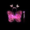 Lights Suit Girls Skirts LED Children Costume Props Angel Luminous Wings Flashing Butterfly Skirt