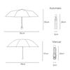 Black Glue Parasol Cute Three-fold Umbrella New Capybara Umbrella