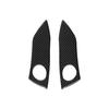 2Pcs Carbon Fiber Central Console Side Cover Trim For Toyota RAV4 2006-2012