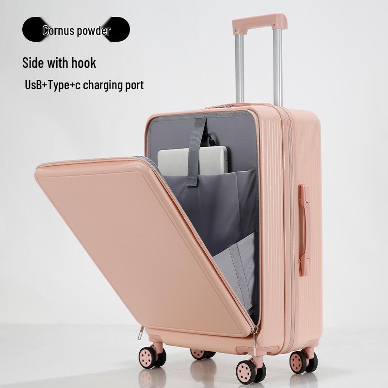 Многофункциональная ручная тележка с большой вместимостью и фронтальным открыванием: Устойчивый к царапинам и износу дорожный чемодан