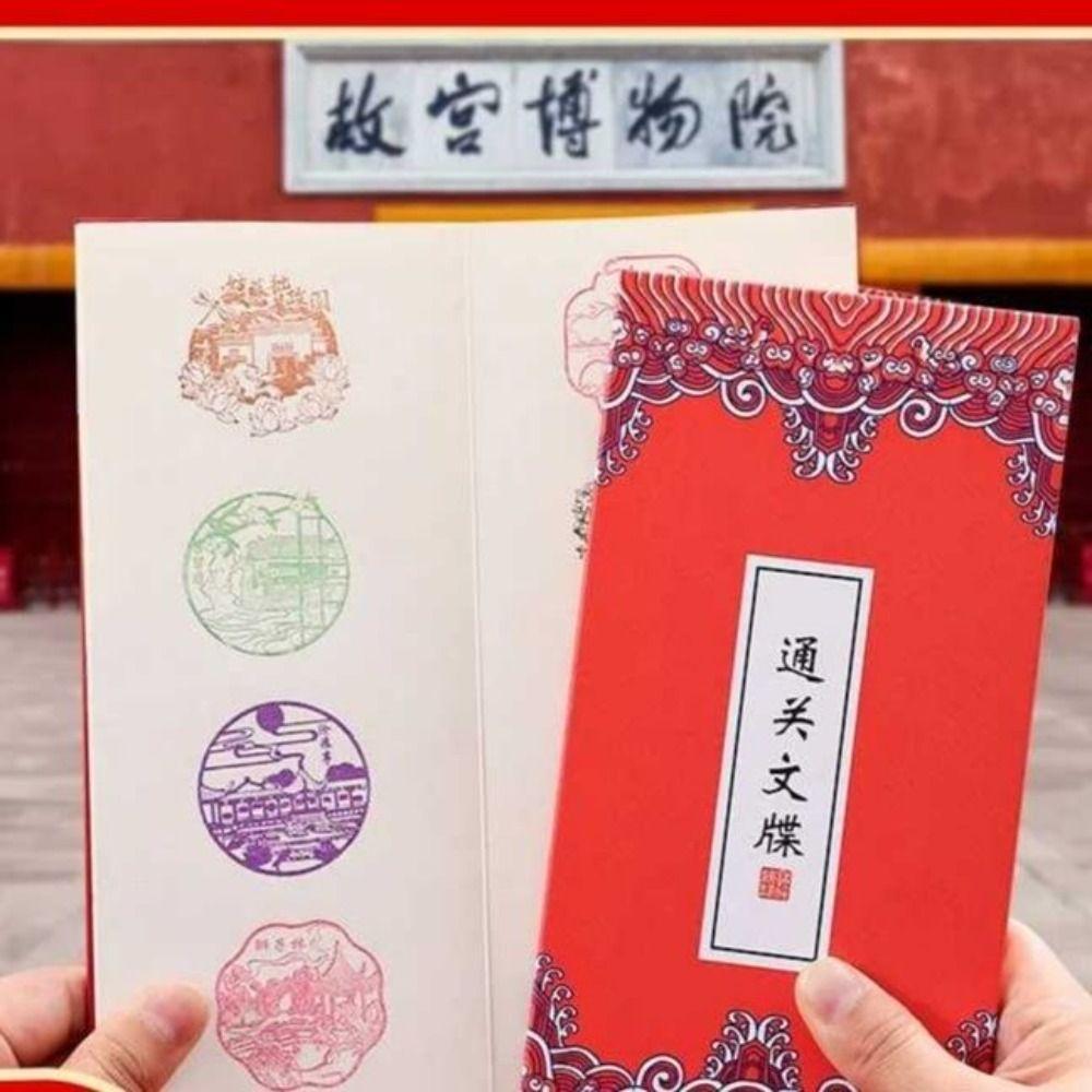 Stamp Edition Retro Court Notebook Collect Postmarks Diary Notepad Writing Paper Planners Gifts